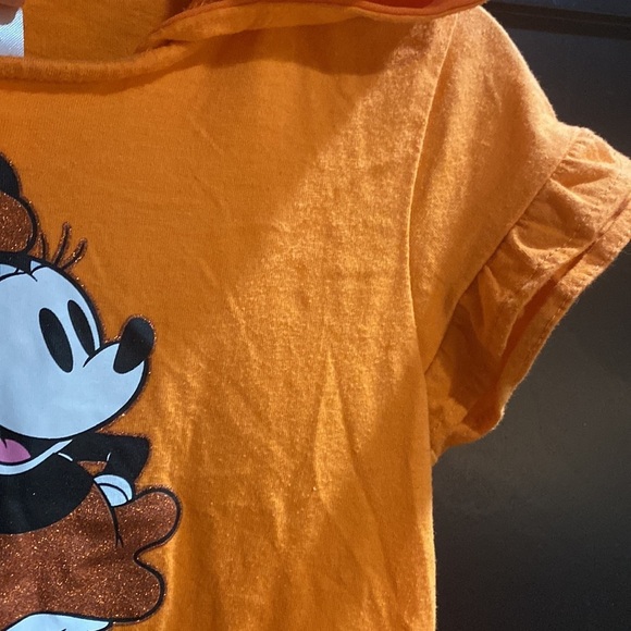 Disney Minnie Mouse Girls Halloween Dress size 7/8 with Minnie Mouse Ears Hood - Picture 8 of 9